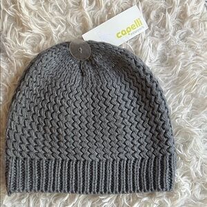 Capelli of New York Gray Knit Beanie
